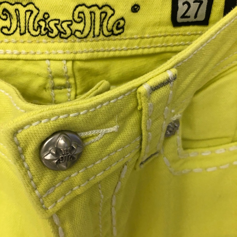 Miss me lemon yellow jeans - Picture 5 of 8